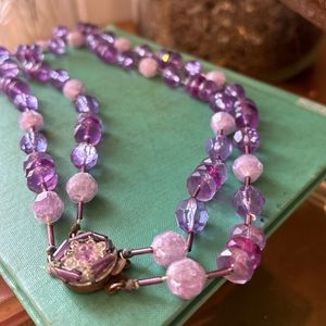 Vintage Purple Beaded SET
